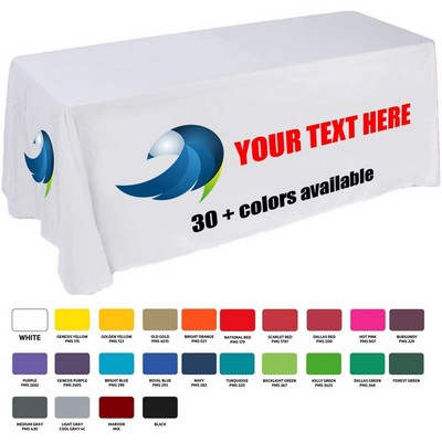Customized Table Throw For 8' Table